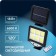 Sunny battery LED 18 watts, remote panel, remote control, 15 × 13 × 7 cm, 6500k