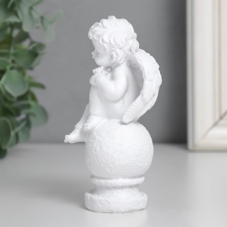 Polystone souvenir "Snowthrough angel on the ball" MIX 4.5x5x11.5 cm-4