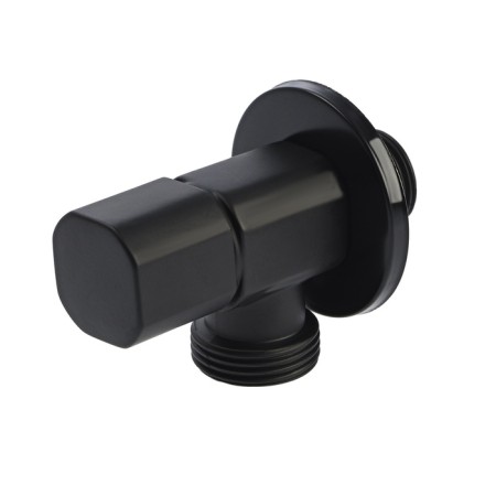 Crane for household appliances Zein English, 1/2 "x 3/4", square, corner, black-1