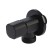 Crane for household appliances Zein English, 1/2 "x 3/4", square, corner, black