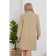 Female dress, size 64, beige color
