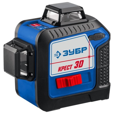 Laser bison cross 3D 34908_z01, 3 rays, 20/70 m, ± 4 °, ± 0.3 mm/m, 1/4 "and 1/5"-7