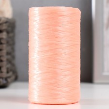 Gingerbread for manual knitting 100% polypropylene 200m/50g. (27-orange peach)