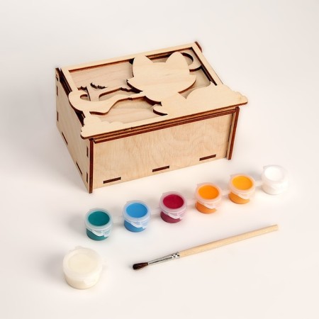 Wood painting "Magic Melody", casket-3