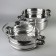 Altyn Mantock, 7 L, D = 30 cm, 3 sections, with a heat distribution layer, glass cover, induction