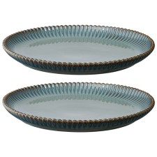 Set of plates Tkano Kitchen Spirit, 21 cm, 2 pcs, dark gray color