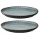 Set of plates Tkano Kitchen Spirit, 21 cm, 2 pcs, dark gray color