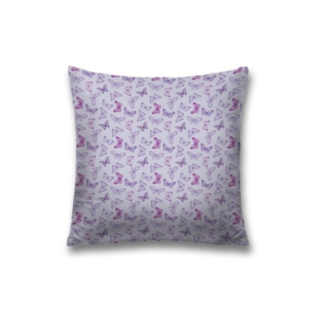 Decorative pillowcase "Summer butterflies", on a zipper, size 45x45 cm