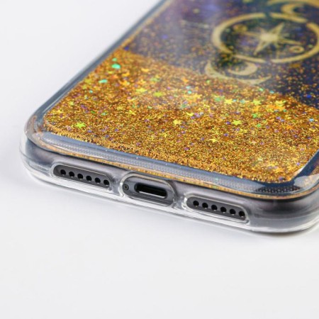 IPhone 11 Pro phone case with sparkles inside Stars, 7.14 × 14.4 cm-2