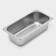 Gastrootiness 1/3 of stainless steel, 100 mm, 32.5 × 17.6 × 10 cm, thickness 0.8 mm