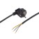 Electric cord with a PVS fork 3x0.75 mm2 5m (black) rexant