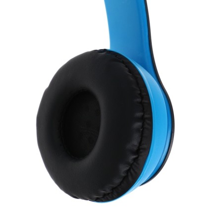 Headphones Ergolux ELX-BTHP01-C06, wireless, invoices, microphone, 250mach, FM, blue-4