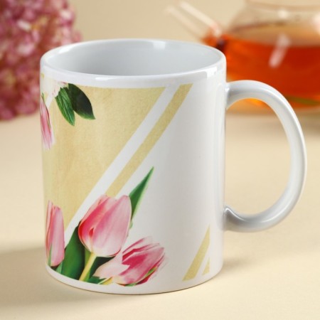 Gift set "since March 8": tea orange with chocolate, 50 g, mug 300 ml-3