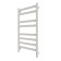 Electric towel Grois Bruno, 400x800 mm, 8 crossbars, lower, white