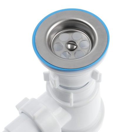 Siphon for sipi "Ani Plast" grotto A0110, 1 1/2 "x 40 mm, with a corrugated pipe 40 x 50 mm-3