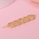 Hair clip "Jacqueline" circles, 7.5 cm, gold