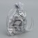 Bag gift organza "Magic New Year", 10 x 12 cm +/- 1.5 cm, New Year