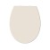 Miami toilet seat, beige color