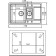 Kitchen carrier made of Florentina "Lipsi-780k", 780x510 mm, Shampan