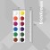 Watercolor 12 colors, Erichkrause, in soft plastic, without brush, economical packaging, a package with euro suspension