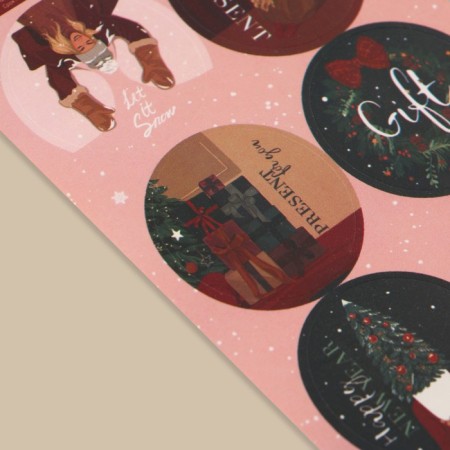 Paper stickers “Gift for you”, for gifts, 9 x 16 cm, New Year-2