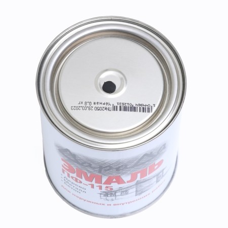 Enamel (Darada) PF-115 (GOST) Black 0.8 kg-4