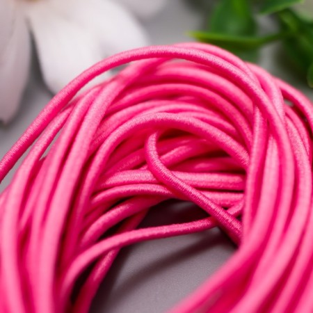 Gum for creativity "Fabrika Decor" round 2mm, 5 m pink-1