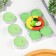 Set of candles of tea aromatic, 6 pcs, apple