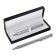 Gift handle, ballpoint, in the leatherette case, rotary, VIP case, silver case