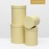 Set of round boxes 4 in 1 23 x 23 x 25 - 15 x 15 x 20 cm beige
