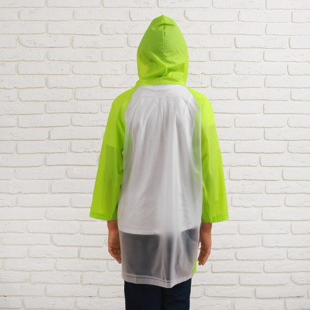 Children's raincoat "Walking in the rain", Green, l-2