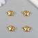 Magnetic metal lock "Star" gold 2.2x1.5x0.6 cm