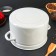 Cylindrical pan, 8 l, induction, without decolleys, white color