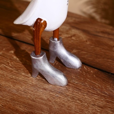 Souvenir "Duck in a wedding outfit" tree 27 cm-3