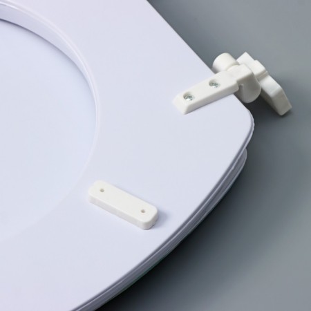 The toilet seat with the lid of the share "Beach with a star", 40 × 37 cm, soft-6