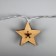 Garland “thread” 2.5 m with nozzles “Zvezda”, IP20, transparent thread, 10 LED, warm white glow, AAH2
