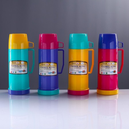 Thermos 450 ml, with a glass flask, 11 x 24 cm, mix