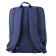 A backpack, a lightning department, mount on a suitcase, blue color