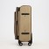 Small suitcase 24 "on lightning, code castle, with extension, beige color