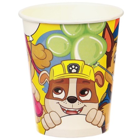 A glass of paper "Happy Birthday!", 250 ml, puppy patrol-2