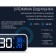 Clock - Electronic desk alarm clock: calendar, thermometer, hygrometer, 16.8 x 6.6 cm