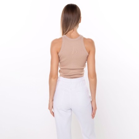 T -shirt female, beige color, size 50-5
