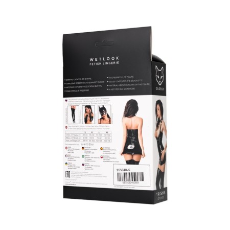 Glossy Trisha dress, size m-5