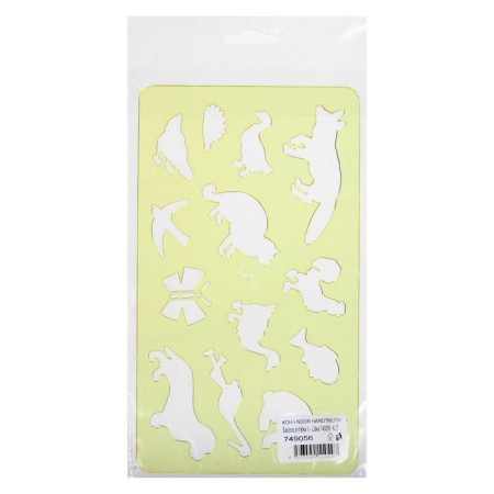 Koh-I-Noor stencil, "animals II"-1