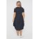 Women's dress, size 58, dark blue color