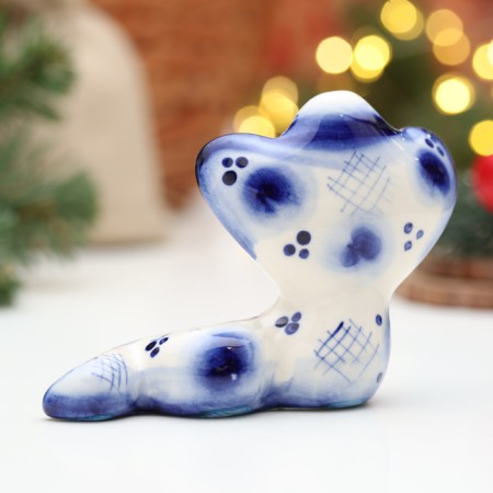 Souvenir "Vasilisa Snake", Gzhel, 8 cm-2