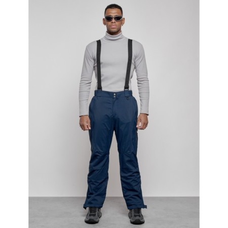 Semi-combinezone ski insulated male winter, size 52, dark blue color