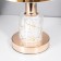 Justin's table lamp 1x60W E27 white-golden 21.5x21.5x34 cm Risalux