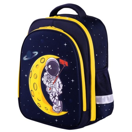 Backpack 2 departments, 36x28x14 cm, Brauberg Kids Standard Spaceman, luminous-11