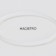 Porcelain dining plate Magistro "glare", 25 × 16.5 × 1.5 cm, white color